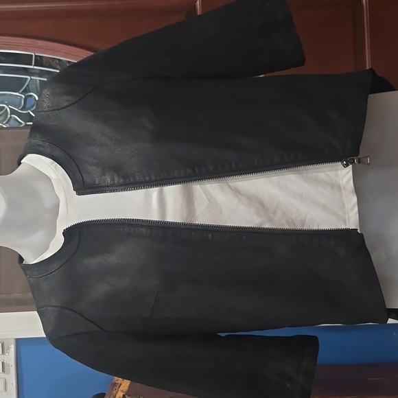 My Tribe Jackets & Blazers - My Tribe - suede shirt jacket, S, zipper closure